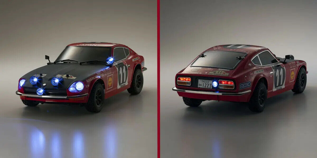 Kyosho Fazer RC Car 1971 DATSUN 240Z Rally AWD-RTR- w/ BATTERY +