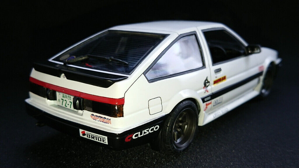 Fujimi Initial D Trueno AE86 Takumi 1/24 Scale Model Kit - Japan Import, Requires Assembly