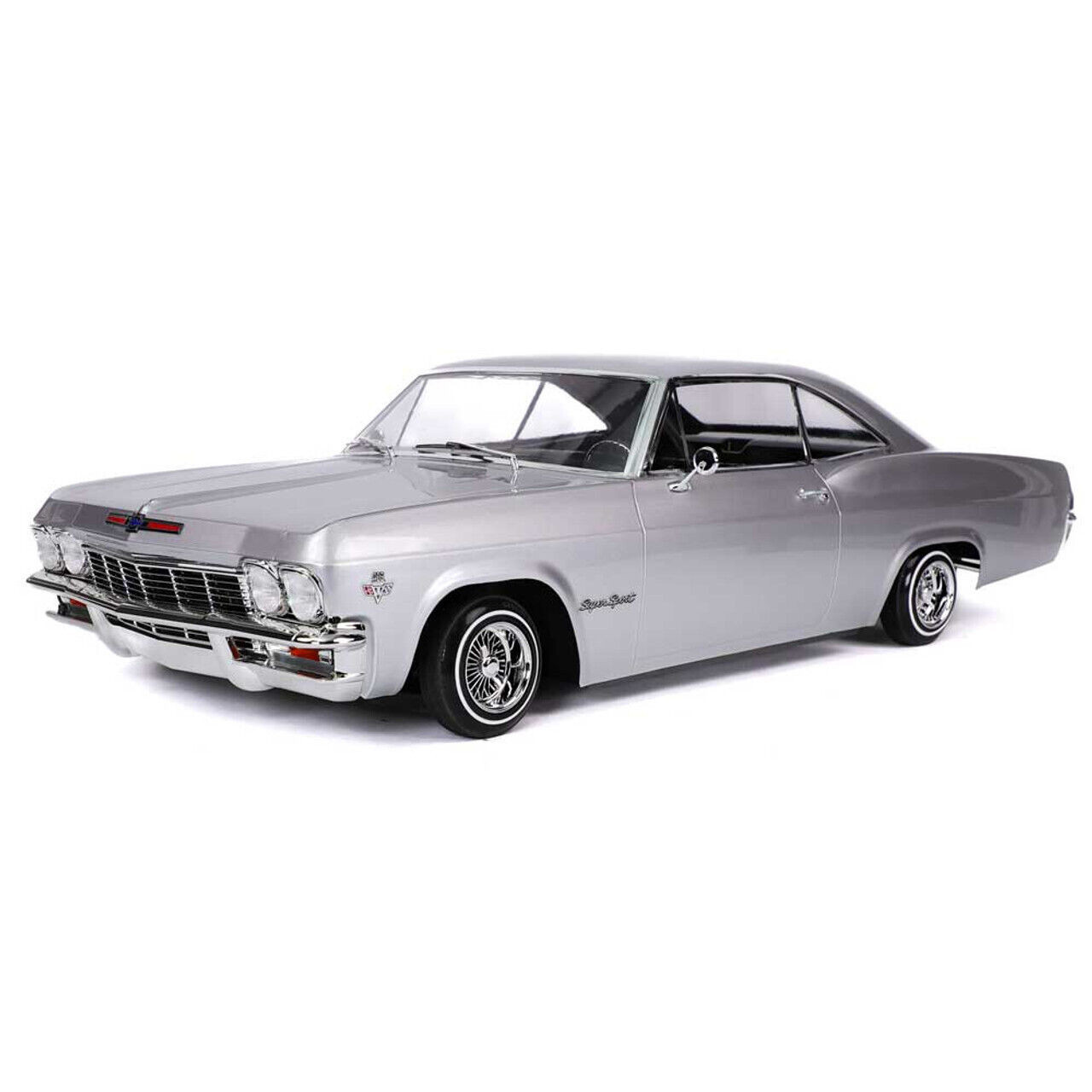RC 1/10 Car BODY Shell 1965 Chevy IMPALA Low Rider *FINISHED* -SILVER-