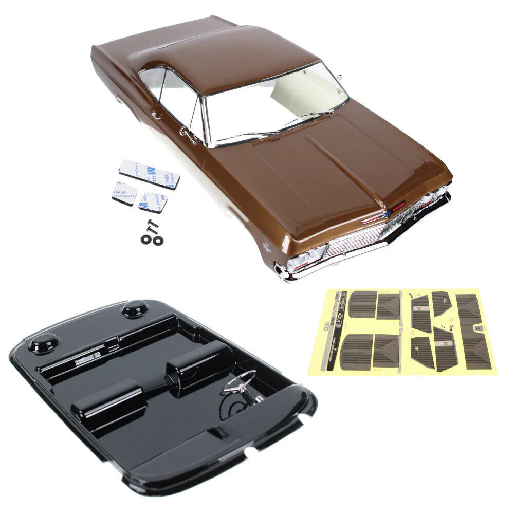 RC 1/10 Car BODY Shell 1965 Chevy IMPALA Low Rider *FINISHED* -SILVER-