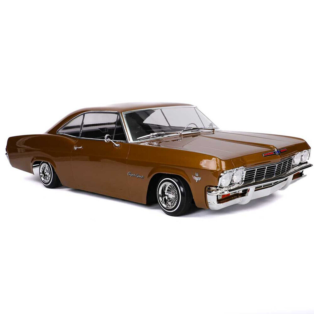 RC 1/10 Car BODY Shell 1965 Chevy IMPALA Low Rider *FINISHED* -SILVER-