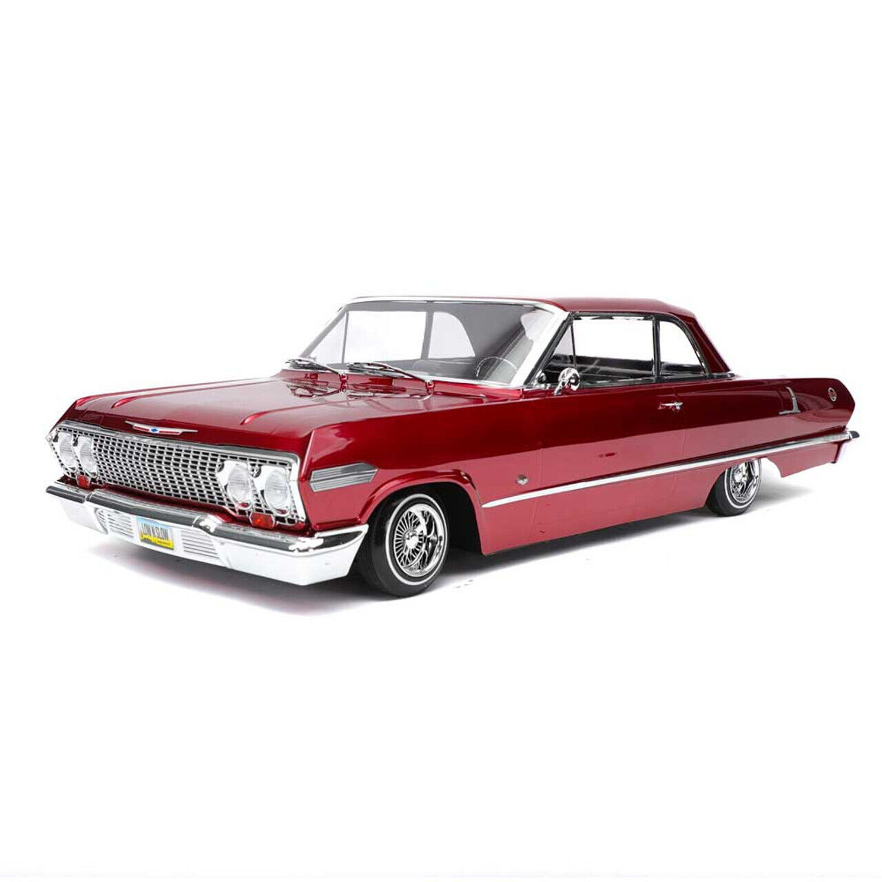 RC 1/10 Car BODY Shell 1963 Chevy IMPALA Low Rider -CLEAR- #RER37444