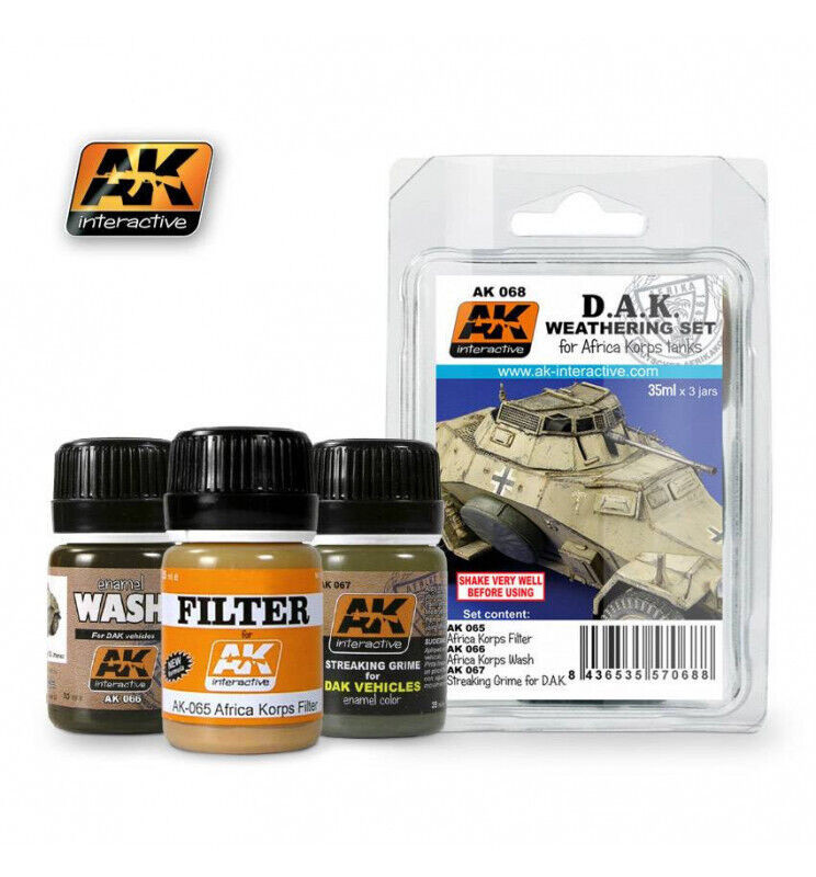 AK Interactive AFRIKA KORPS WEATHERING Set Weathering AK-068