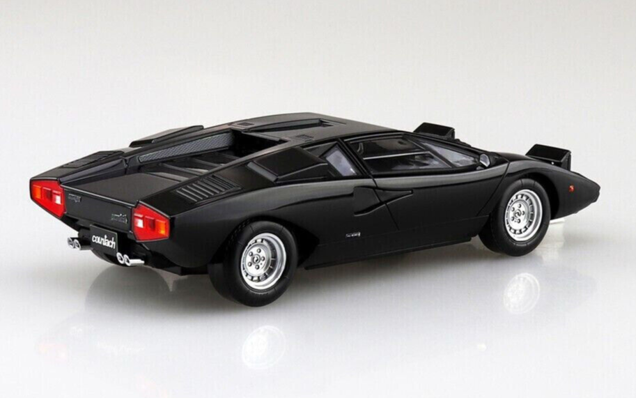 Aoshima 1/32 LAMBORGHINI COUNTACH LP400 Plastic Model Kit *BLUE*
