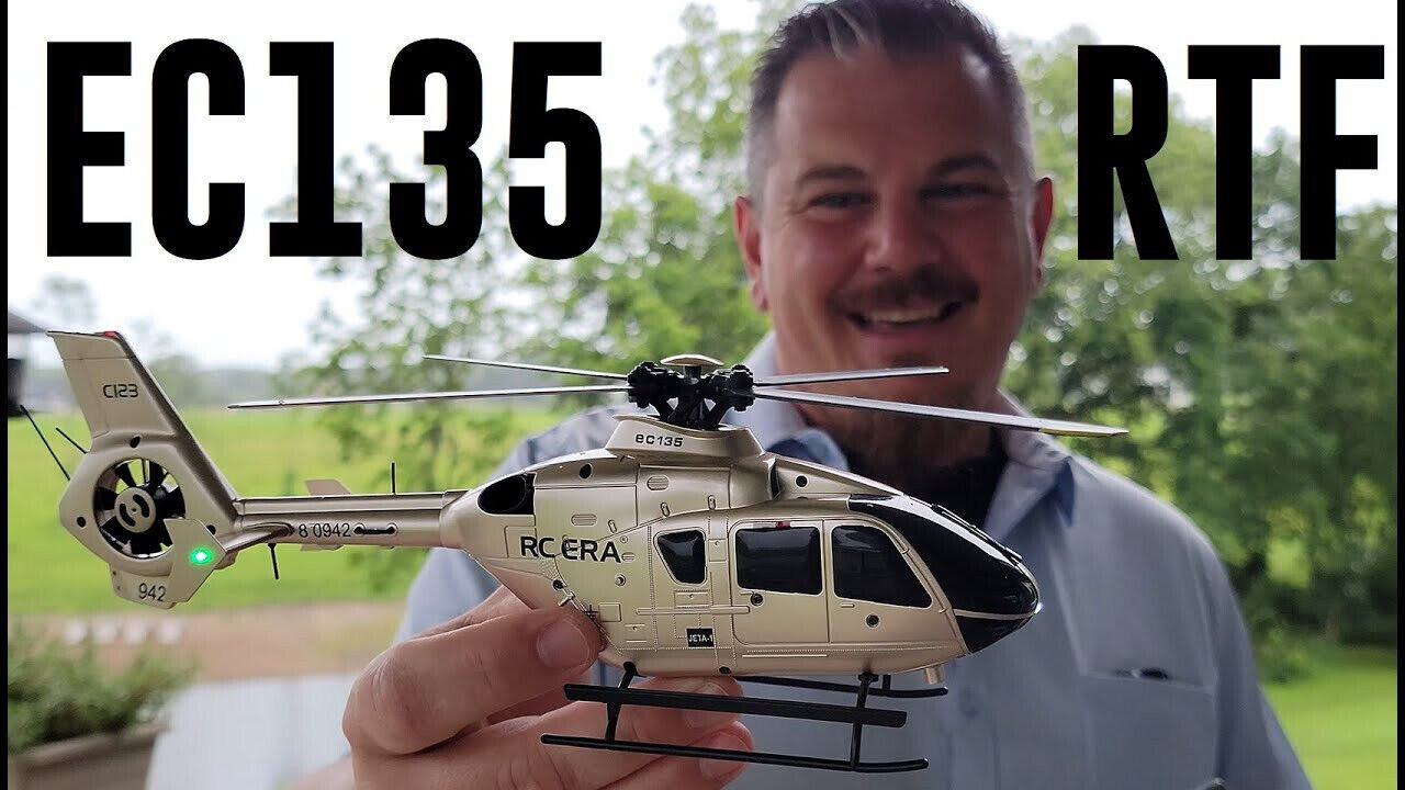 RC HELICOPTER 4 Blade EC135 W/ Gyro Stabilization 6CH 2.4ghz-RTF