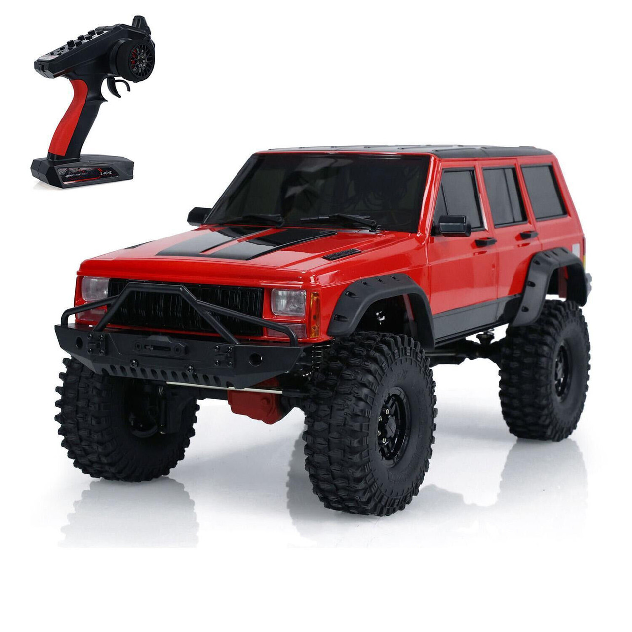 RC 1/10 JEEP CHEROKEE 4X4 Truck *RTR* RED