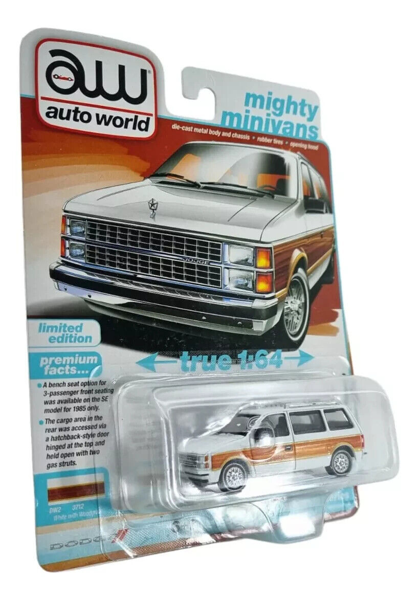 AW Auto World 1/64 DODGE CARAVAN Wood Grain MINIVAN