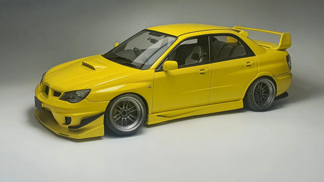 フジミ 1/24 SUBARU IMPREZA WRX STI 完成品 How To Build Model Kit 傑作らしいけどどーなの？ フジミ 1/24