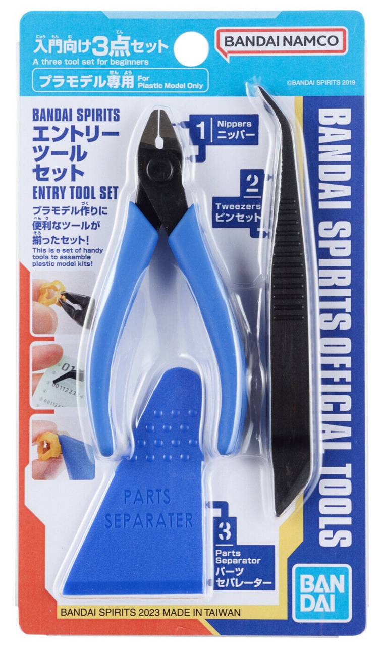 Bandai Spirits ENTRY TOOL SET Snipes, Tweezers, Part Separator