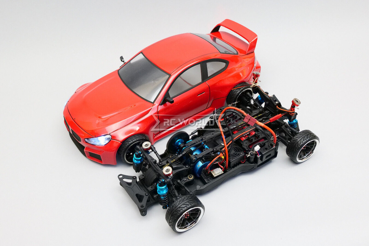 RC 1/10 BMW M2 G87 Brushless AWD Drift Car w/ LED -RTR- *GREEN*