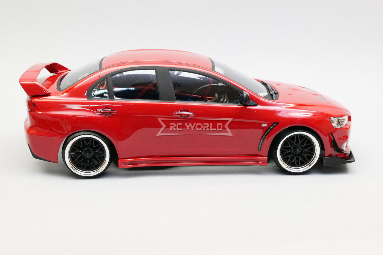 RC 1/10 MITSUBISHI EVO X Voltex Brushless AWD Drift Car w/ LED