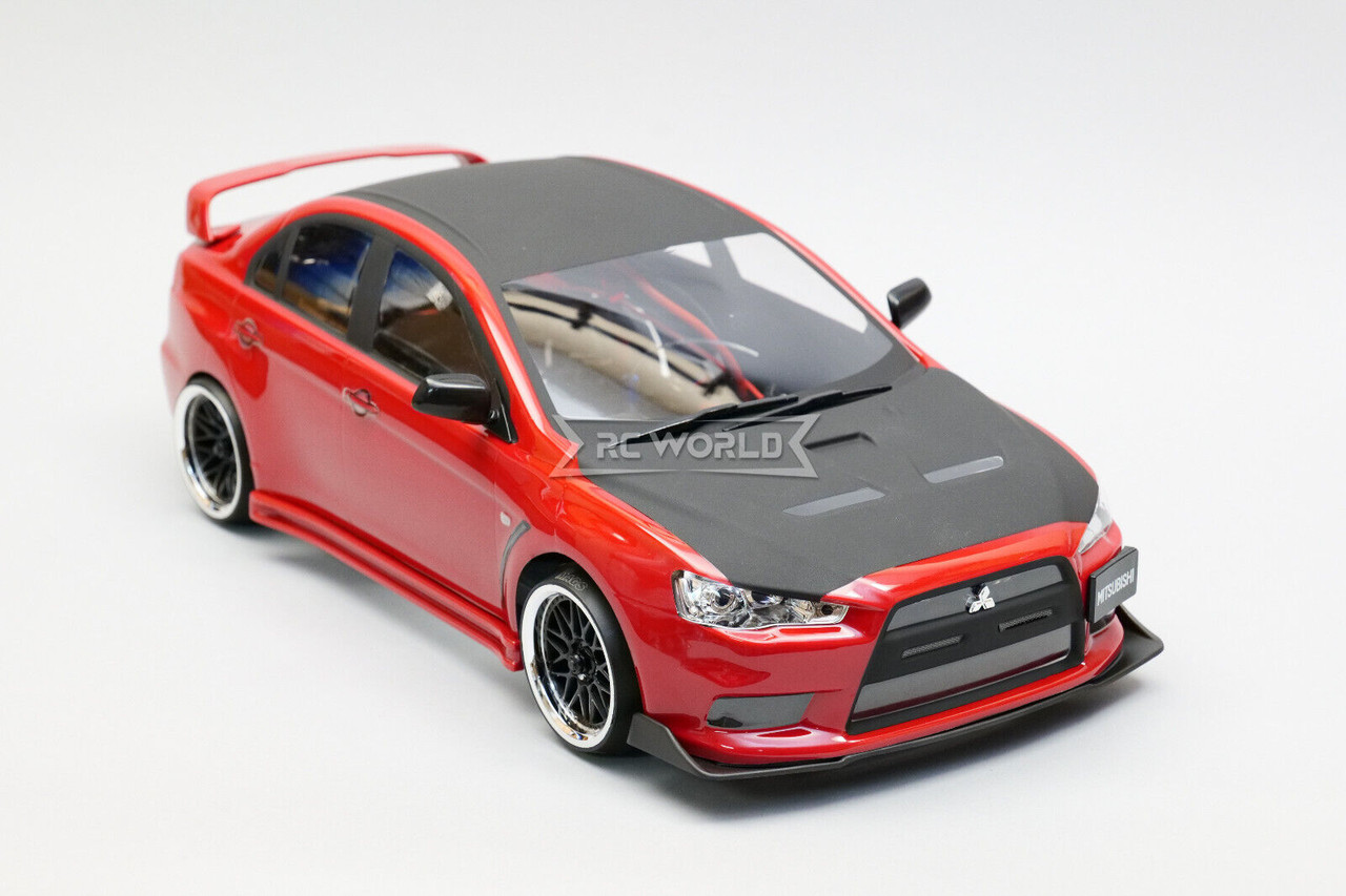 RC 1/10 MITSUBISHI EVO X Voltex Brushless AWD Drift Car w/ LED