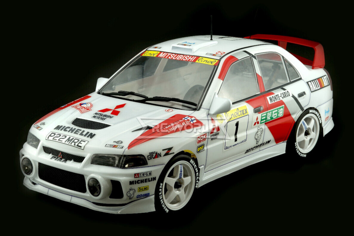 ホビーラジコン mitsubishi lancer evolution vi wrc 1/14 1/10 BODY Shell MITSUBISHI LANCER EVO VI Rally 1997 Body -FULL