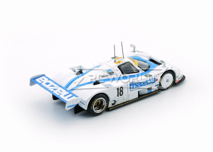 1/64 Die Cast 1991 MAZDA 787B 24H LeMans Model Car -WHITE- 64B0438