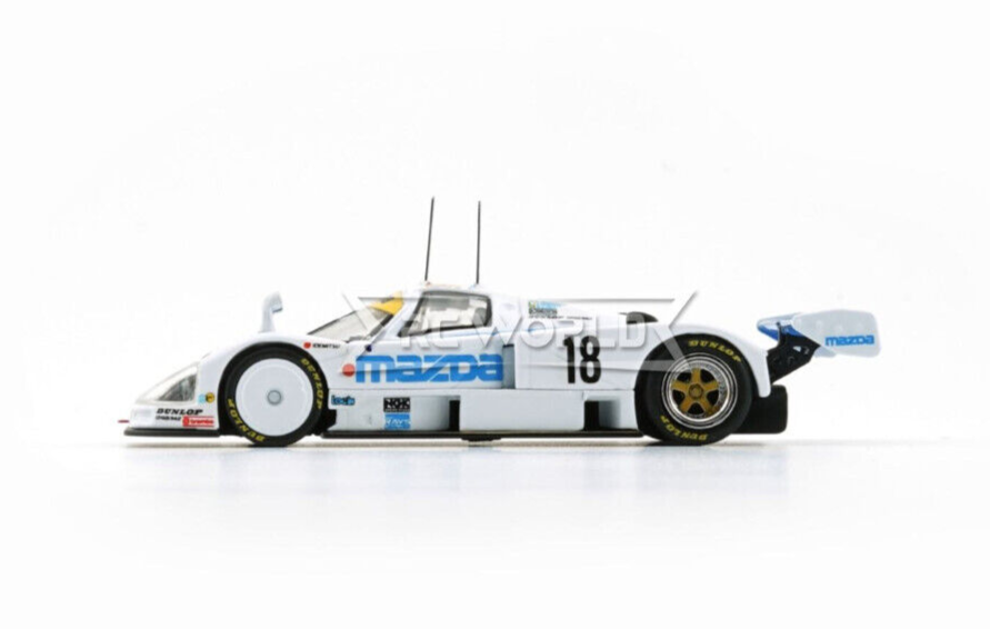 1/64 Die Cast 1991 MAZDA 787B 24H LeMans Model Car -WHITE- 64B0438