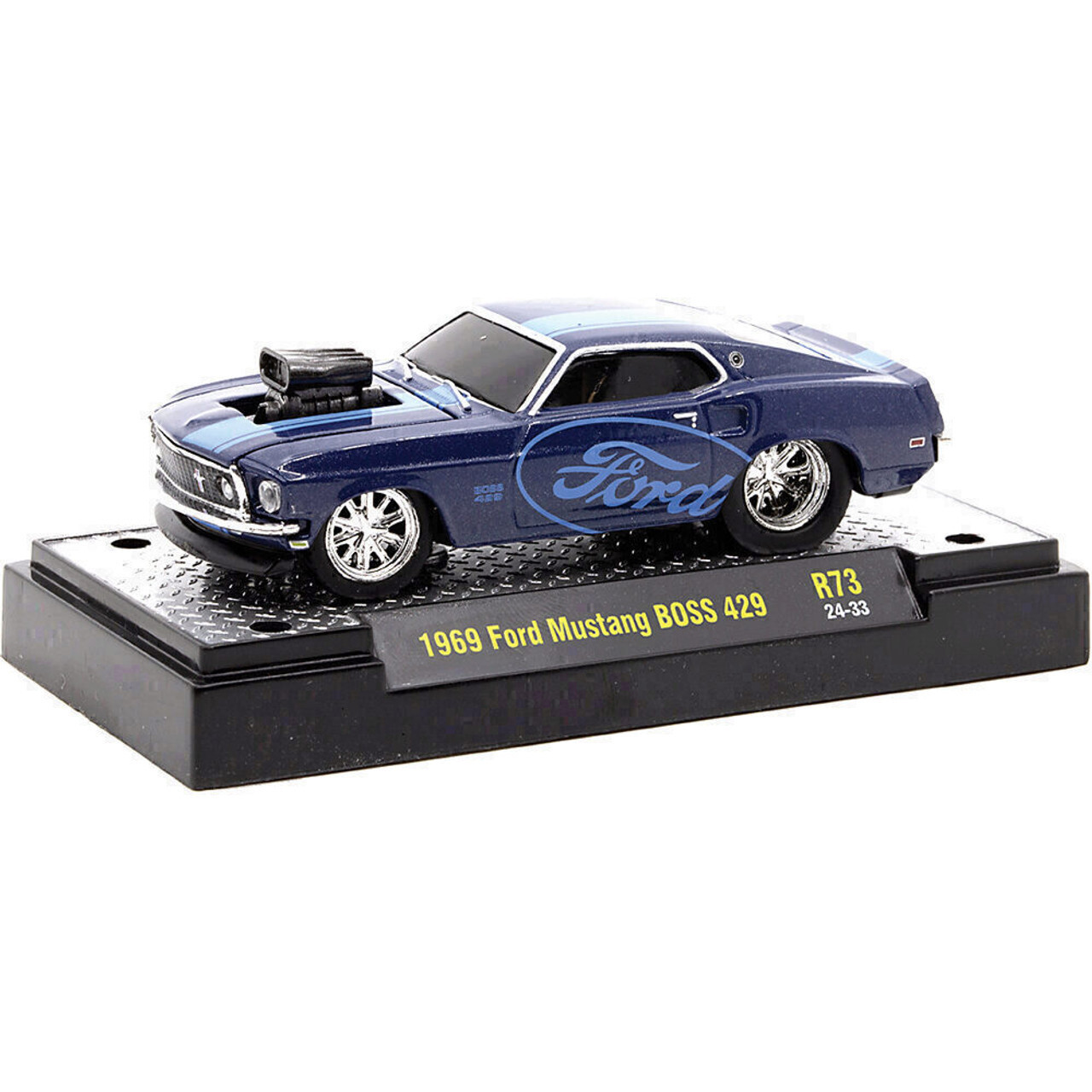 M2 Machines 1/64 Die Cast 1969 FORD MUSTANG BOSS 429 Drag W/ Lift