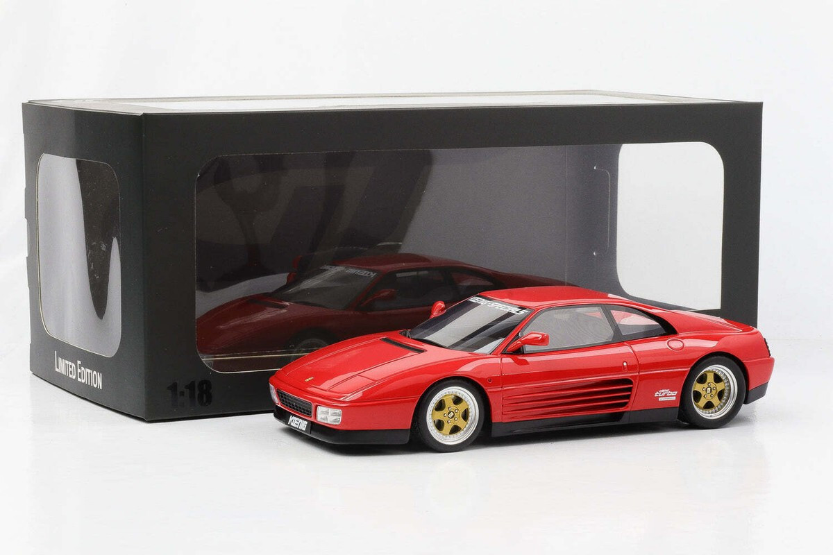 1/18 GT Spirit FERRARI 348 TWIN TURBO Konig 1994 *RED* #GT472 1/18 GT Spirit FERRARI 348 TWIN TURBO Konig 1994 *RED* #GT472