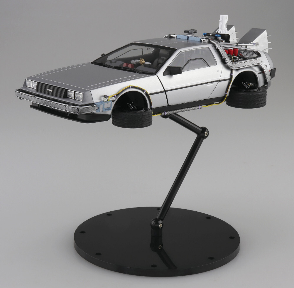 Aoshima 1/24 DMC DeLorean TIME MACHINE Back To The Future II Model Kit