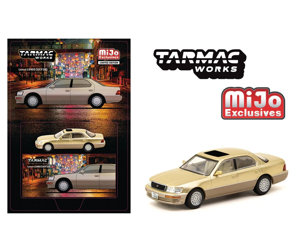 Tarmac 1/64 LEXUS LS400 Diecast Model Car -CHAMPAGNE-