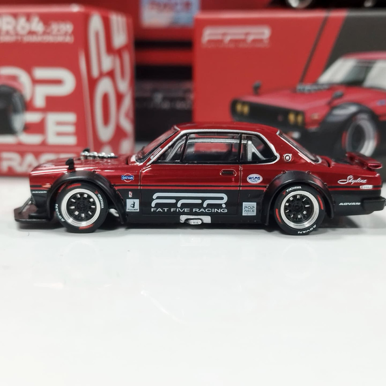 ポップレース 1/64 Fat Five Racing 2台 ボックスセット POP 1/64 Die Cast FAT FIVE RACING (2) Car Set 2025 CAR MEET