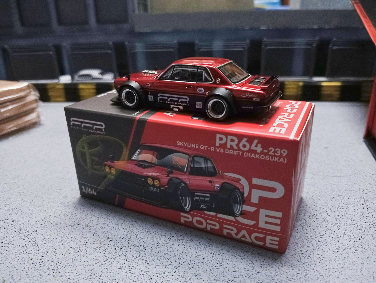 POP 1/64 Die Cast FAT FIVE RACING (2) Car Set 2025 CAR MEET