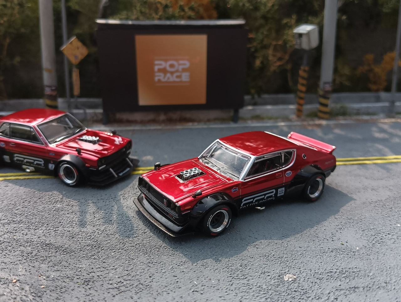 ポップレース 1/64 Fat Five Racing 2台 ボックスセット ポップレース 1/64 Fat Five Racing 2台 ボックスセット