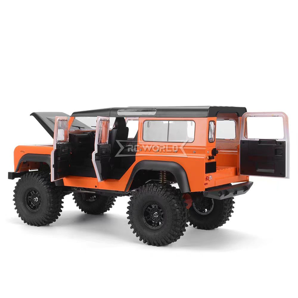 RC 1/10 LAND ROVER DEFENDER 110 4X4 2-Speed Diff Lock *RTR* -ORANGE-