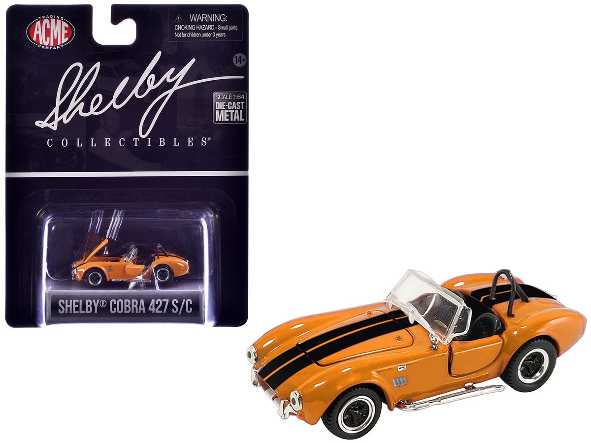 Shelby Collectibles 1/64 SHELBY COBRA 427 S/C Die Cast Model -BLACK-