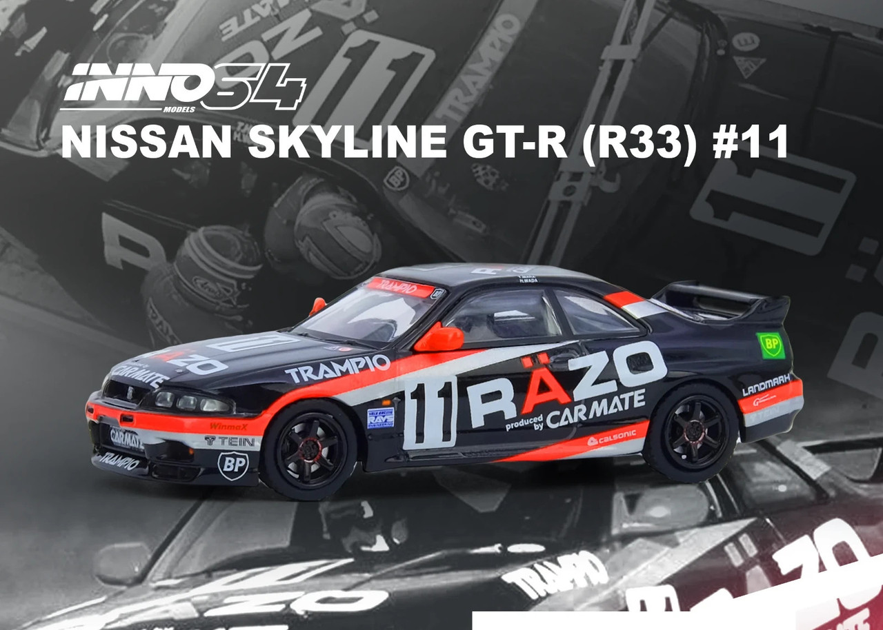 1/64 Die Cast NISSAN SKYLINE GT-R R33 #11 