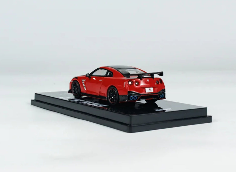 1/64 Die Cast NISSAN SKYLINE GTR R35 Nismo Model Car -RED-