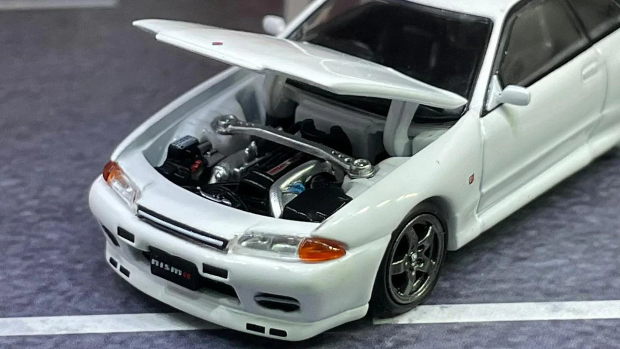 スカイラインGTR R32 1/64 THEMODELCAR SHOWマレーシア SKYLINE R32 GT-R Greymetallic 1/64 POPRACE PR640101 / PR64