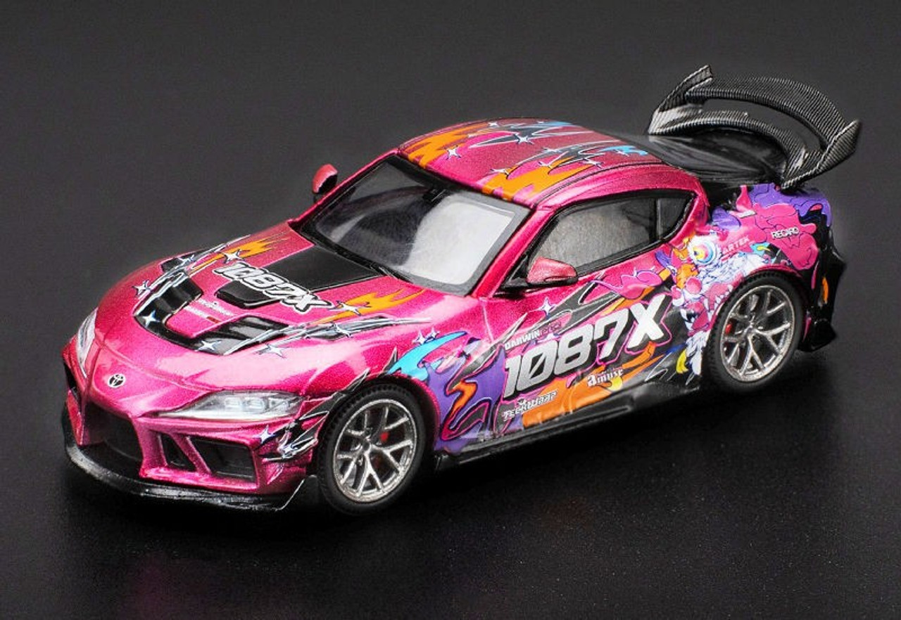Pop 1/64 Die Cast TOYOTA SUPRA A90 Darwin Pro 66g WBK Lion