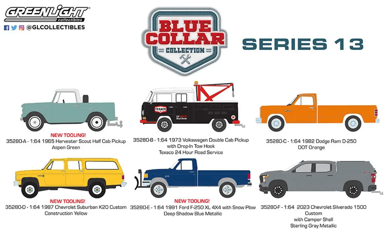 Modèle Réduit élévateur 4 Postes Greenlight 1/64 - Bleu Foncé - Série 1 - Neuf En Boîte