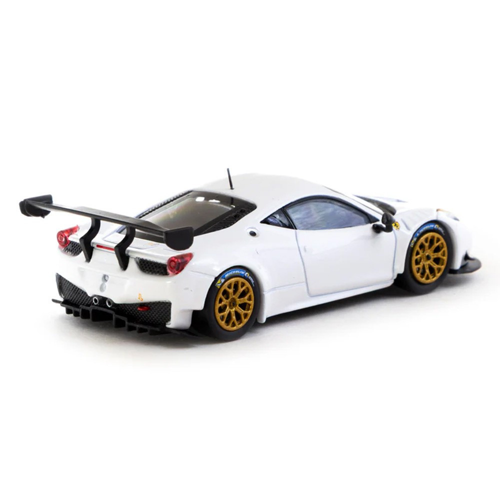 Tarmac 1/64 FERRARI 458 ITALIA GT3 Die Cast Model Car -WHITE-
