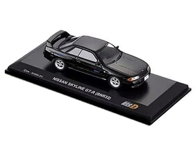 Kyosho 1/64 NISSAN SKYLINE GTR R32 *Initial D* Die Cast Model -BLACK-