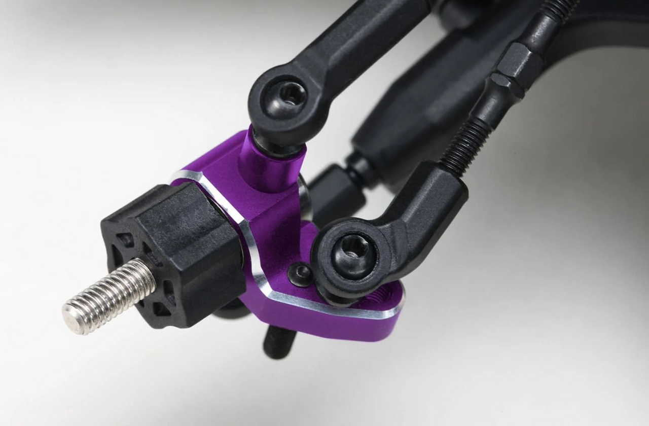 Yokomo 1/10 ALUMINUM Lightweight SP STEERING BLOCK (2PCS) -RED