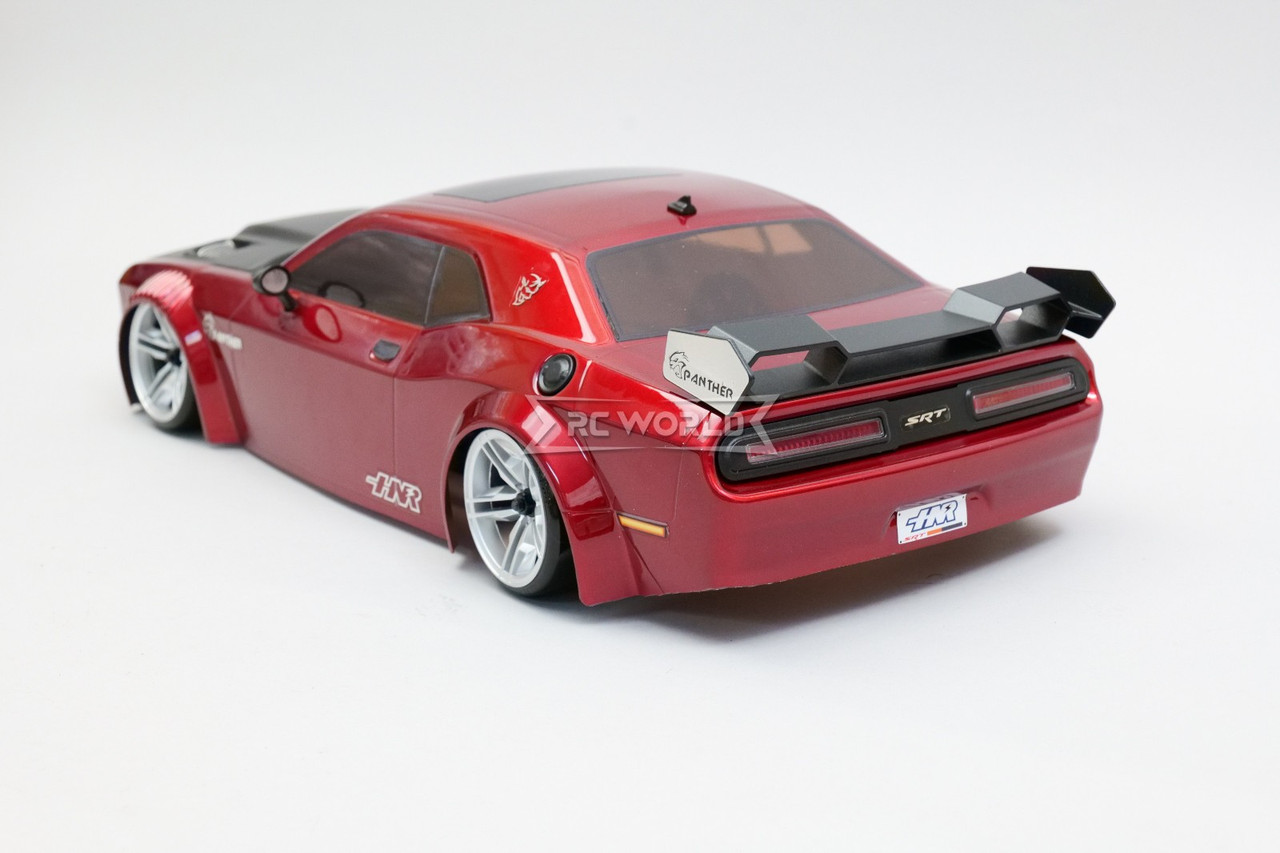 1/10 RC Car BODY Shell DODGE HELLCAT Panther w/ LED *FINISHED* -GREY-