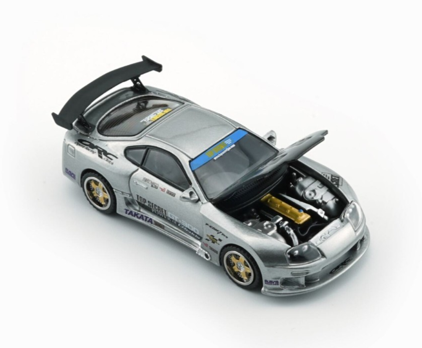 1/64 Die Cast TOYOTA SUPRA Top Secret JZA80 (RHD) Manila Show