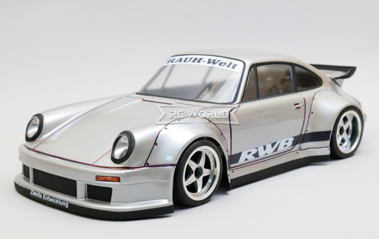 RC 1/10 BODY Shell PORSCHE 930 TURBO RWB Body 200mm -CLEAR-