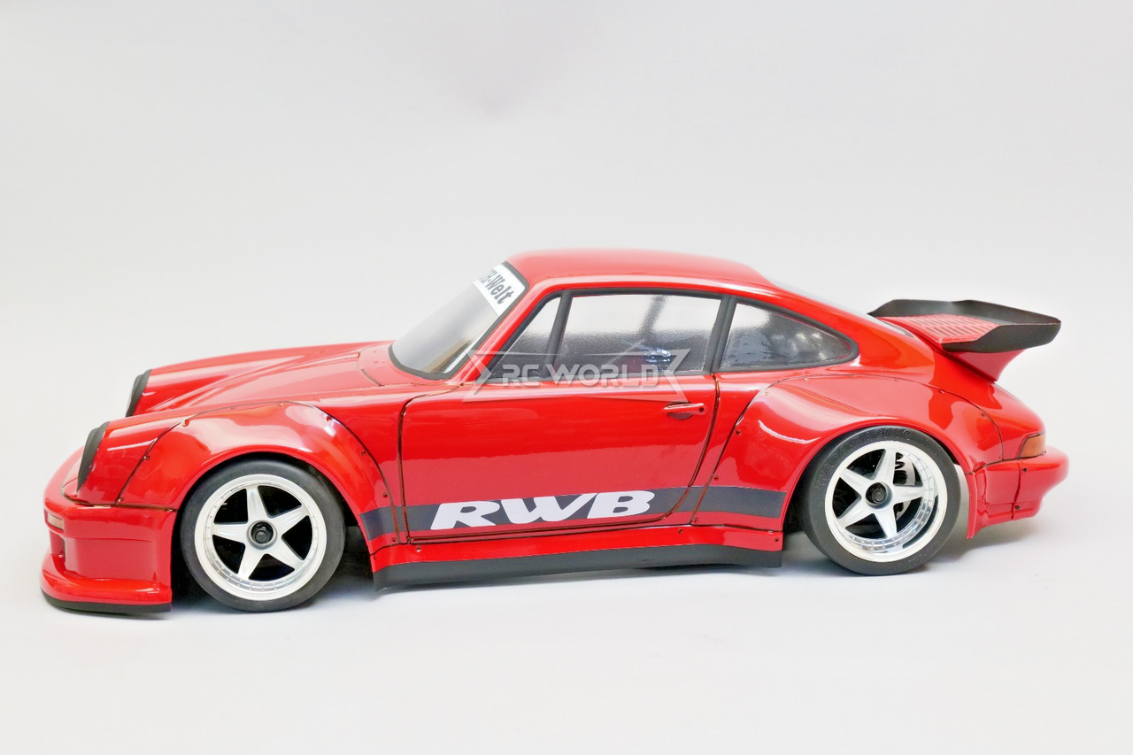 RWB PORSCHE 930 10台セット RC 1/10 BODY Shell PORSCHE 930 TURBO RWB Body *CLEAR*