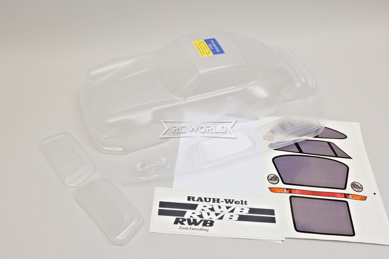 RC 1/10 BODY PORSCHE 930 TURBO RWB <CLEAR>