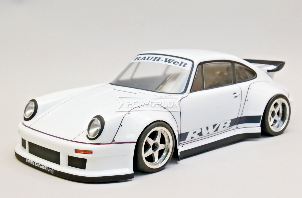 RC 1/10 BODY Shell PORSCHE 930 TURBO RWB Body *FINISHED* -BLACK-