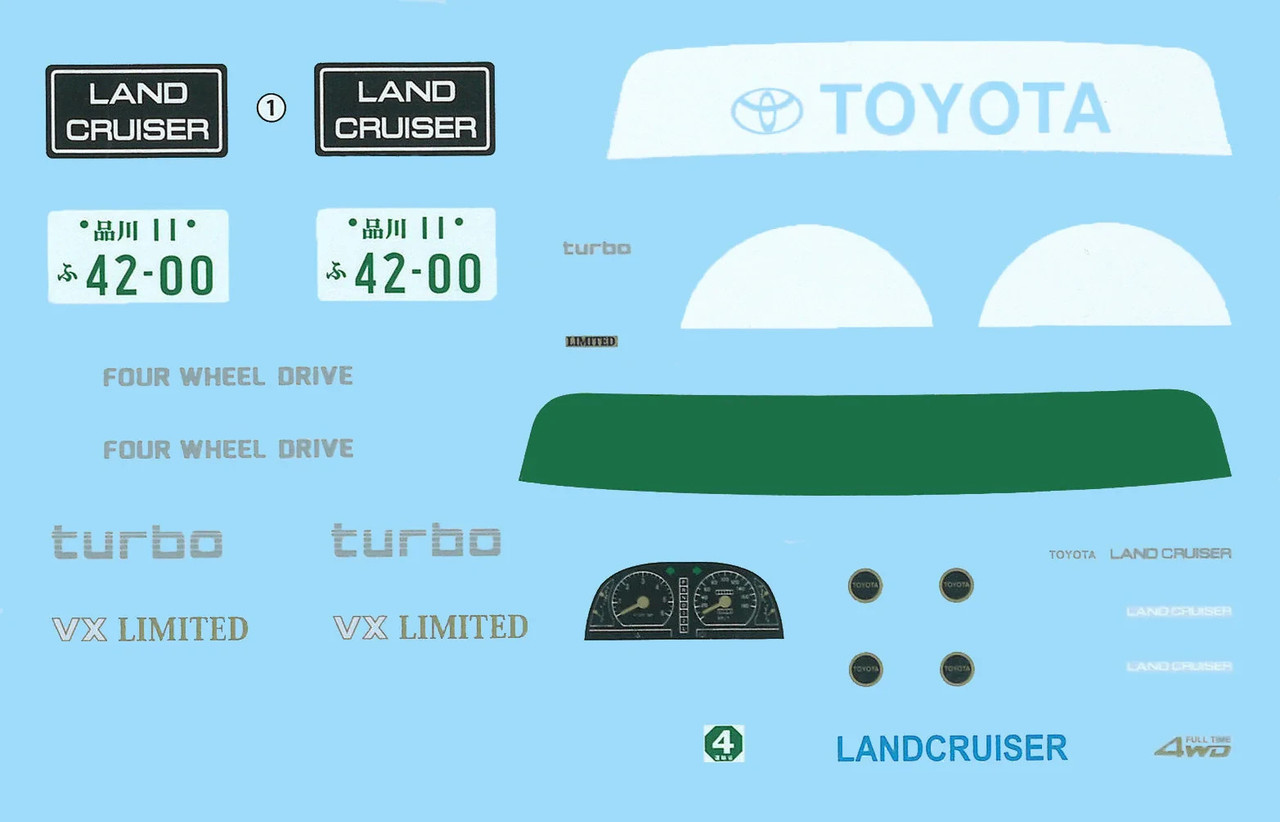 Fujimi 1/24 TOYOTA LAND CRUISER 80 LX450 Plastic Model Kit