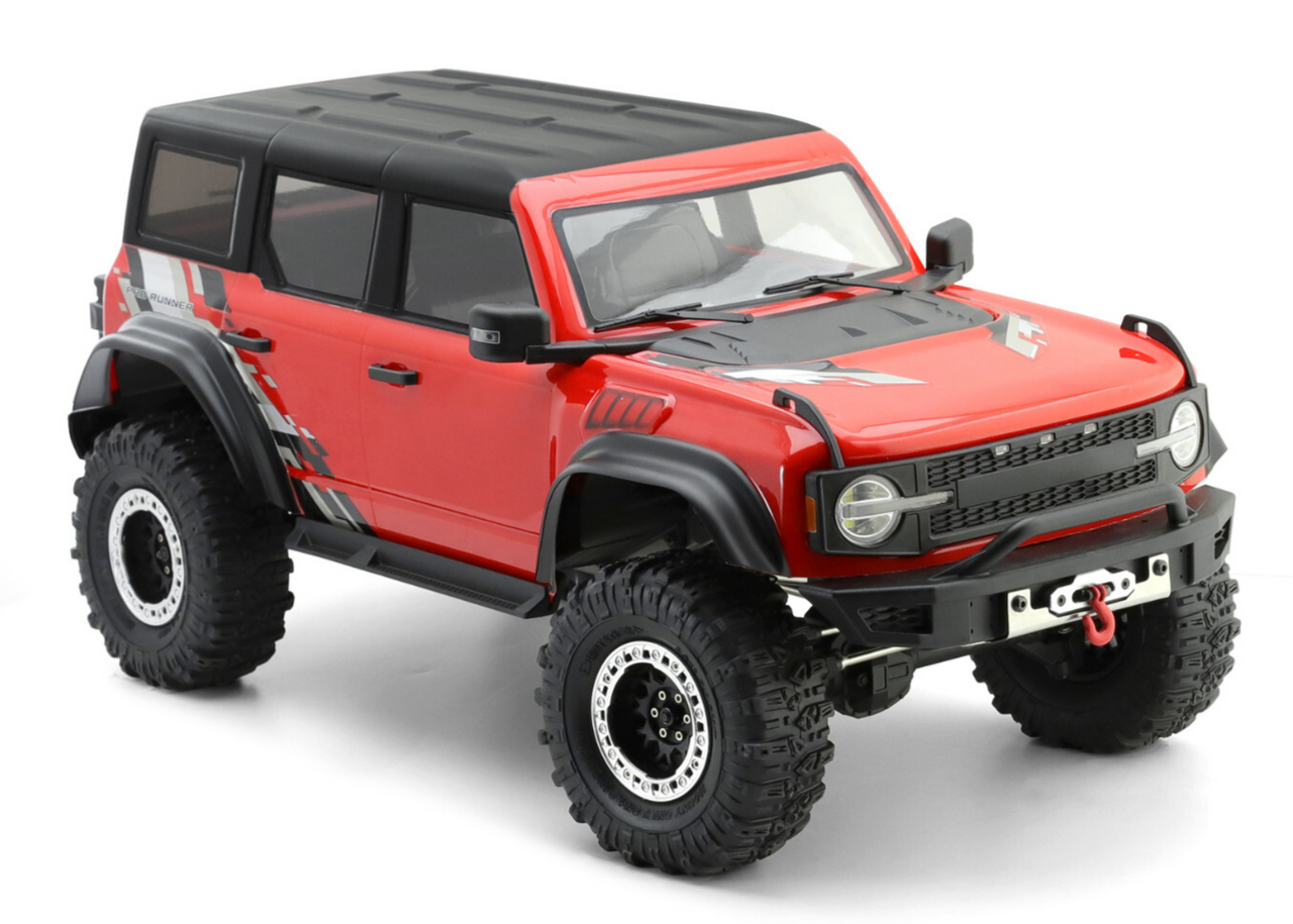 RC 1/10 FORD BRONCO 4X4 2-Speed Diff Lockers Truck *RTR* -GREEN-
