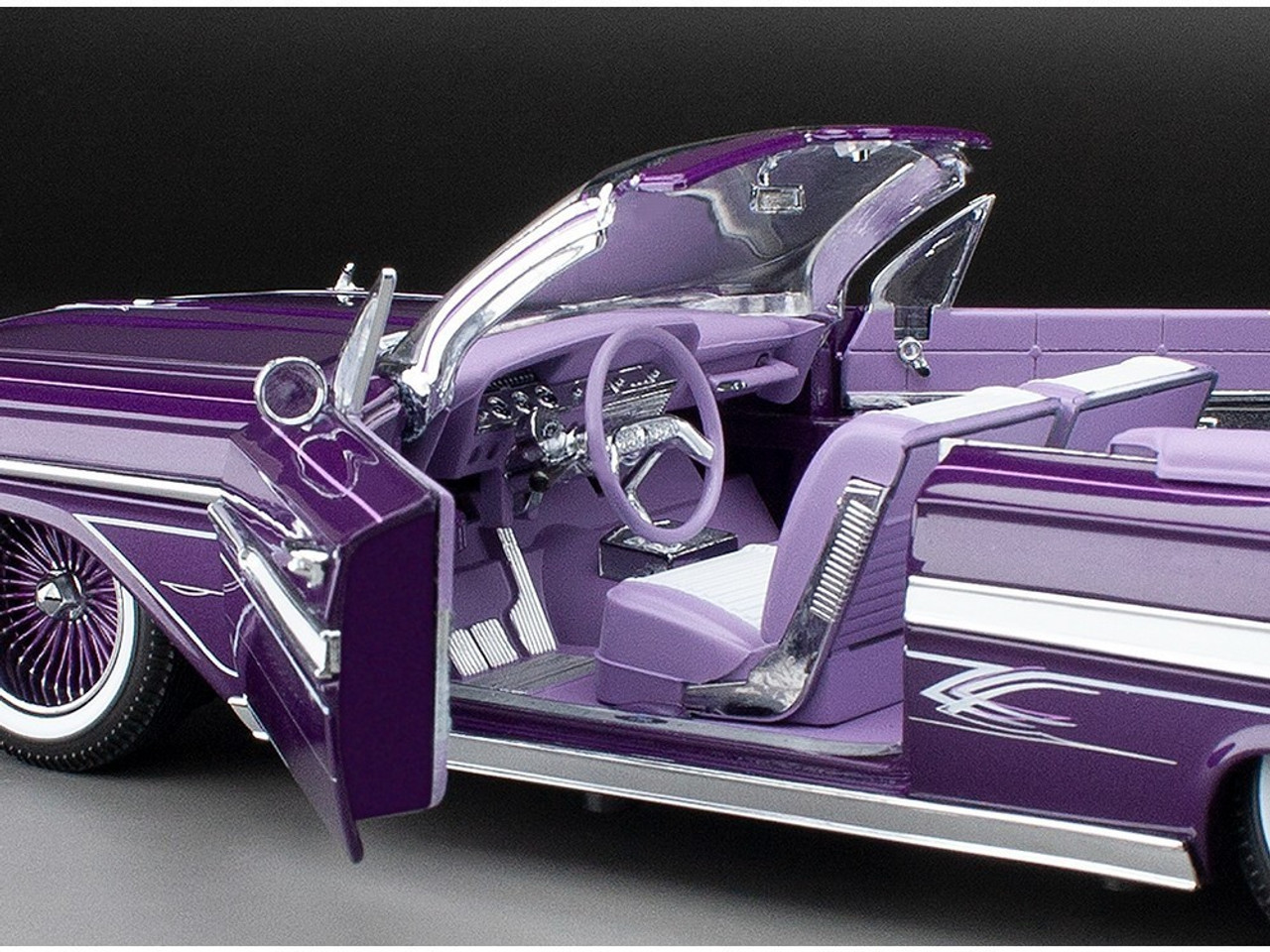 1/18 1961 インパラ　ホイールカスタム　impala lowrider 1/18 1961 インパラ ホイールカスタム impala lowrider - メルカリ