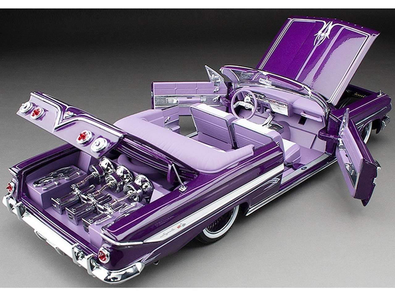 1/18 ミニカー CHEVROLET IMPALA 1961 1/18 Sunstar 1961 Chevrolet Impala Open Convertible Lowrider