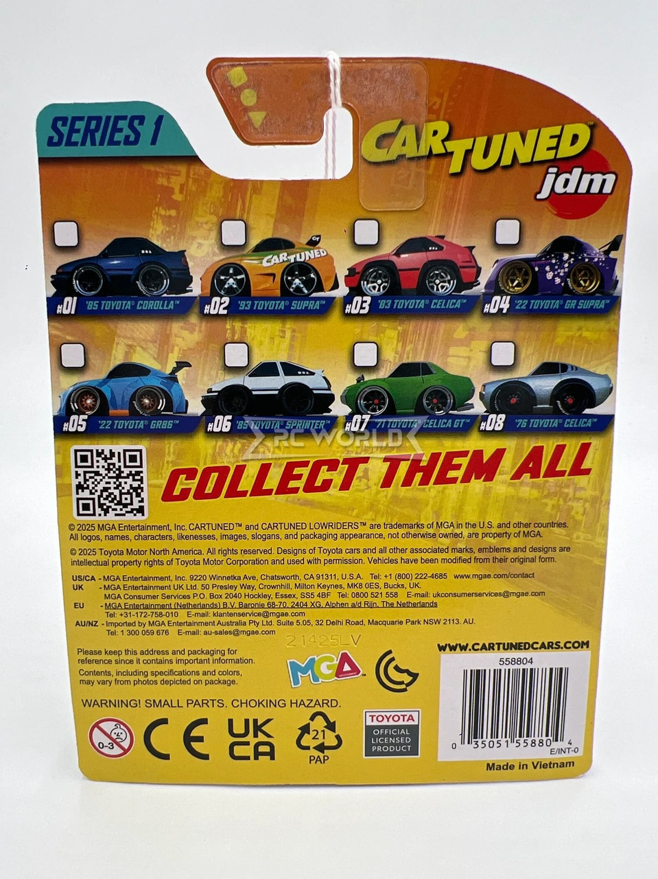 Car Tuned 1/64 JDM 2022 TOYOTA SUPRA GR Series 1 Die Cast Car
