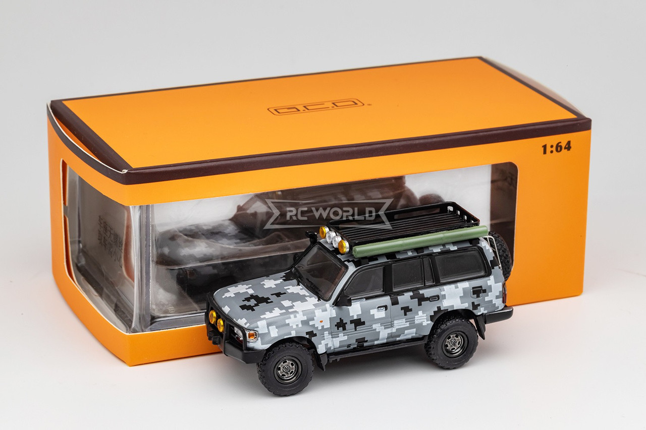 GCD 1/64 TOYOTA LAND CRUISER LC80 Expedition Die Cast Truck
