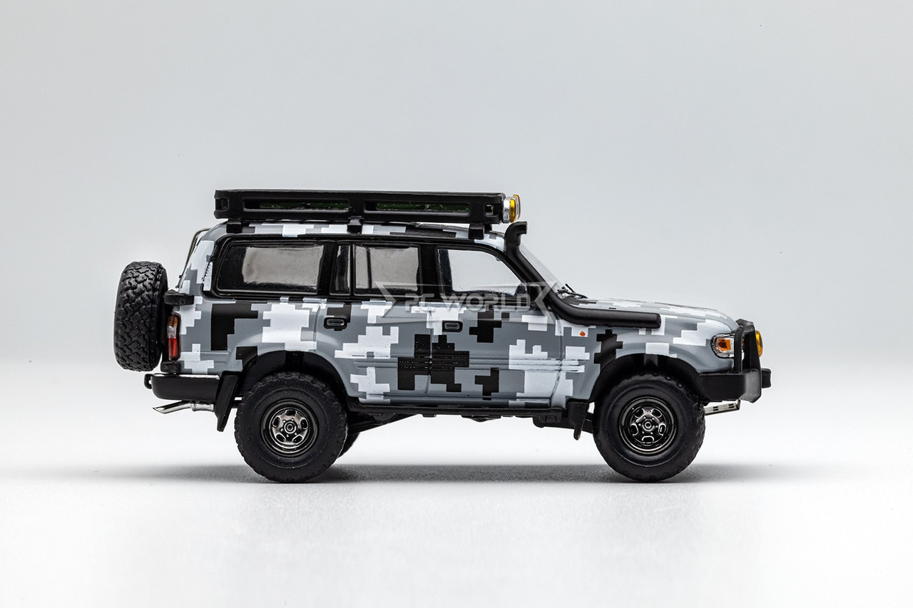 GCD 1/64 TOYOTA LAND CRUISER LC80 Expedition Die Cast Truck
