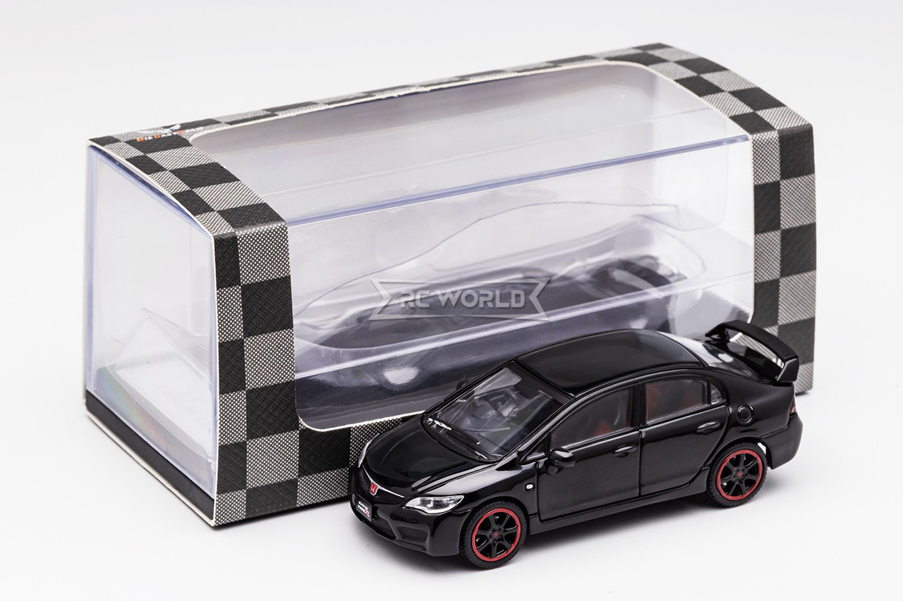 GCD 1/64 HONDA CIVIC TYPE-R FD2 (RHD) Die Cast Car -BLACK-